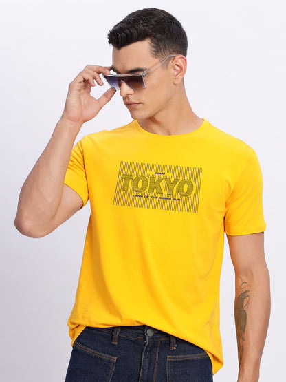 Lycra Cotton Regular Fit T-Shirt