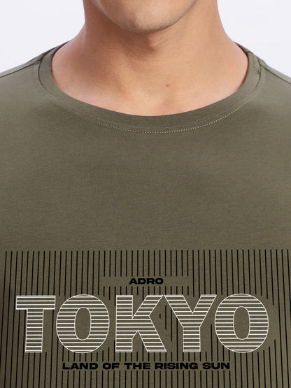 Lycra Cotton Regular Fit T-Shirt