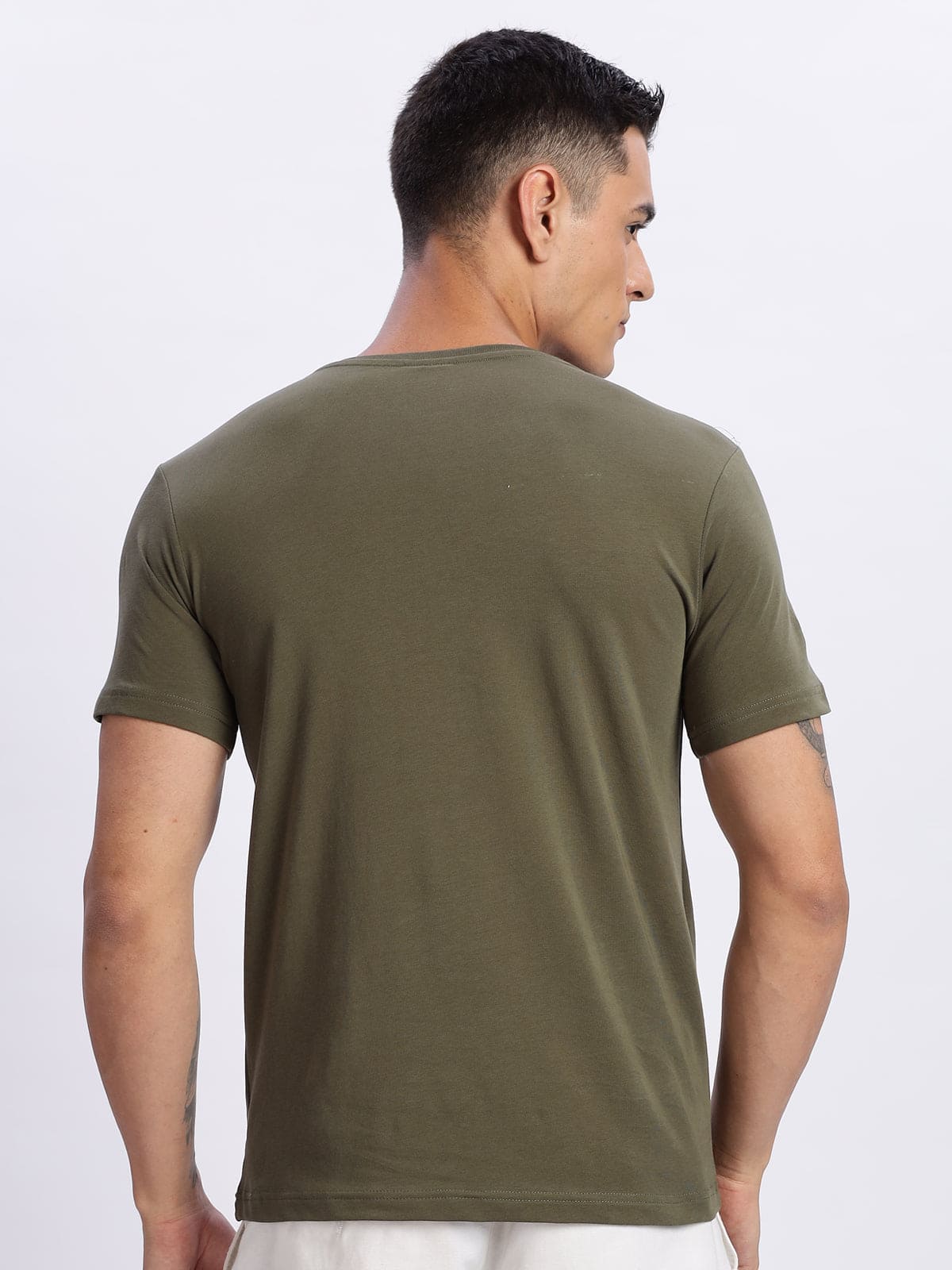 Lycra Cotton Regular Fit T-Shirt