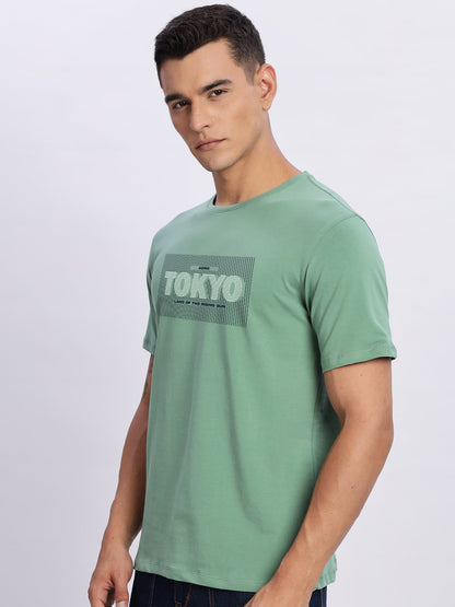 Lycra Cotton Regular Fit T-Shirt