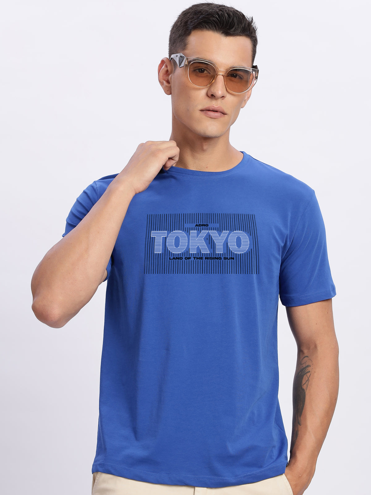 Lycra Cotton Regular Fit T-Shirt