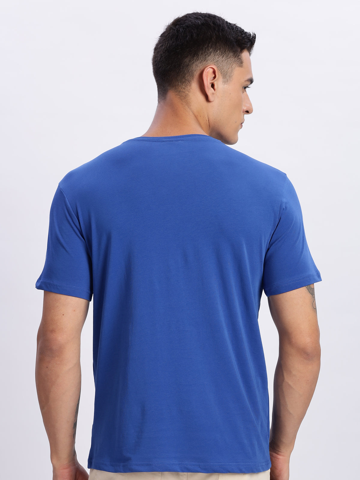 Lycra Cotton Regular Fit T-Shirt