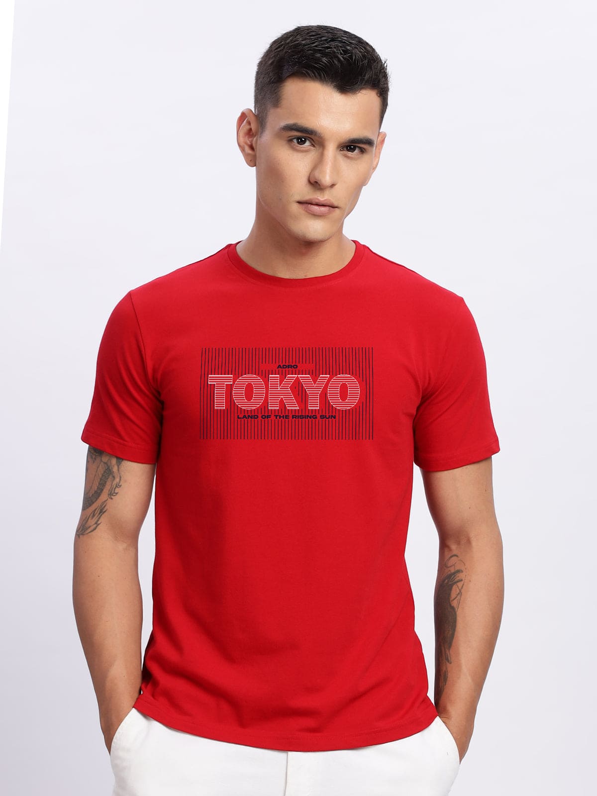 Lycra Cotton Regular Fit T-Shirt