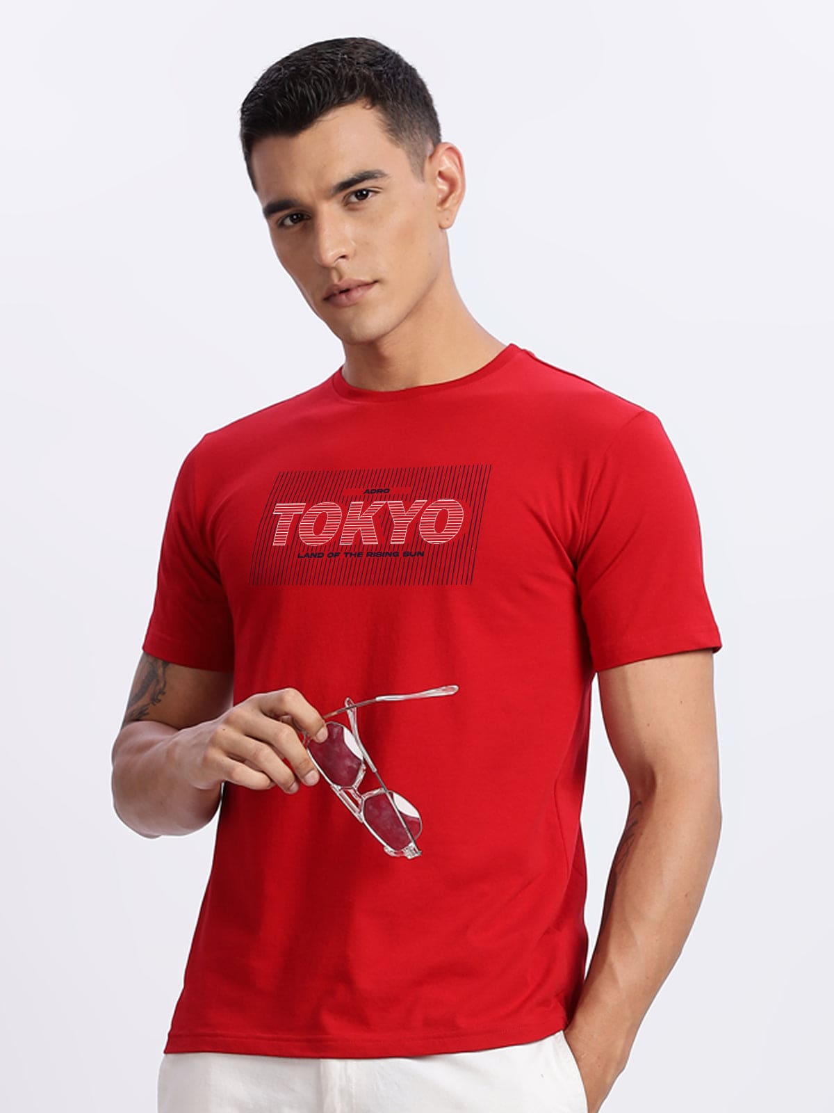 Lycra Cotton Regular Fit T-Shirt