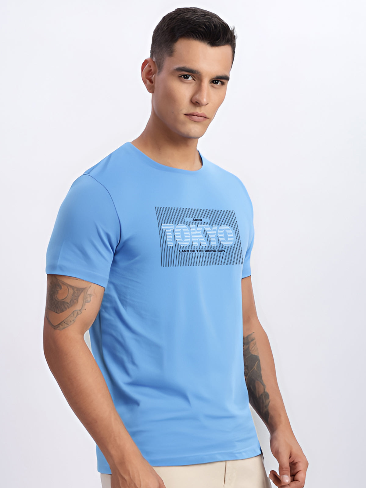 Lycra Cotton Regular Fit T-Shirt