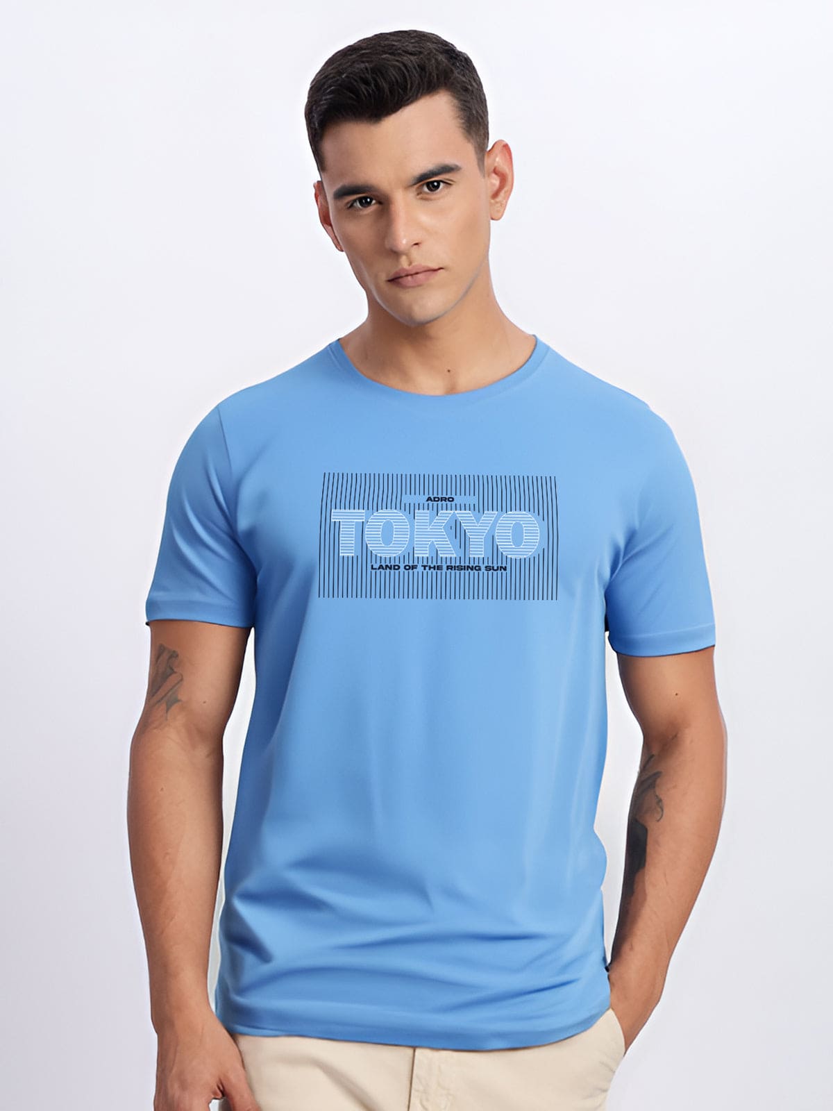 Lycra Cotton Regular Fit T-Shirt
