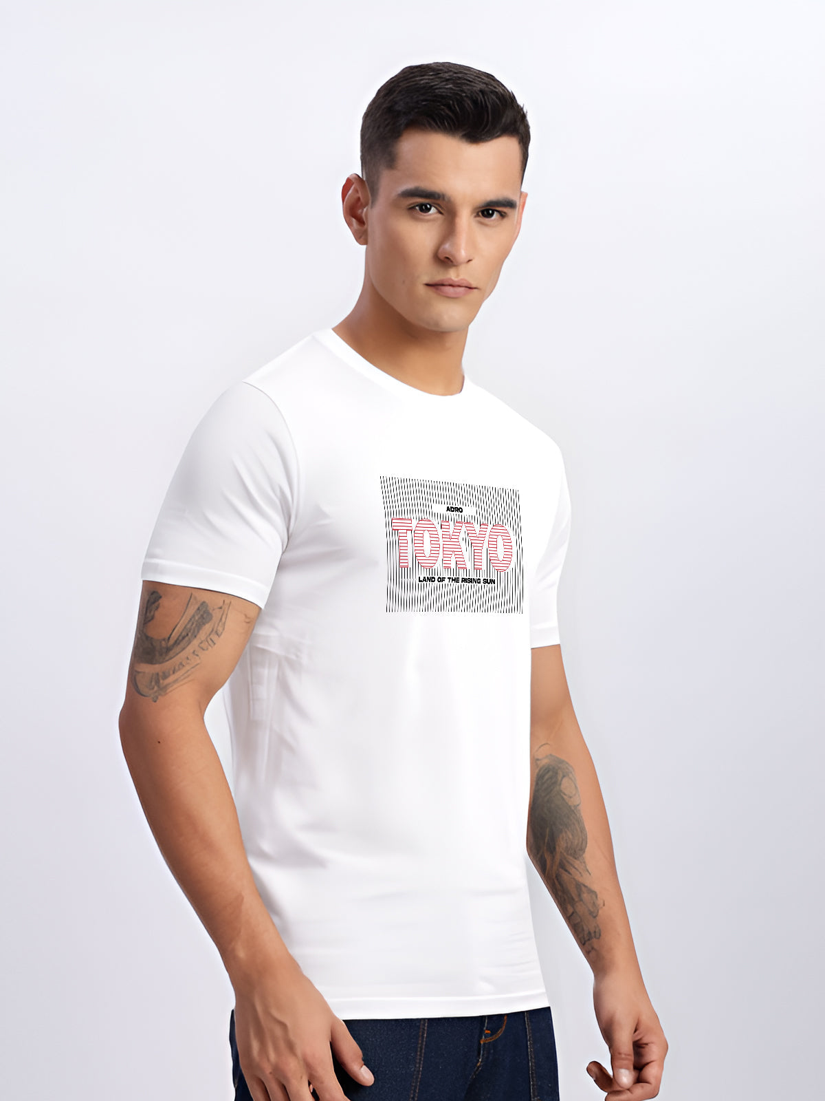 Lycra Cotton Regular Fit T-Shirt
