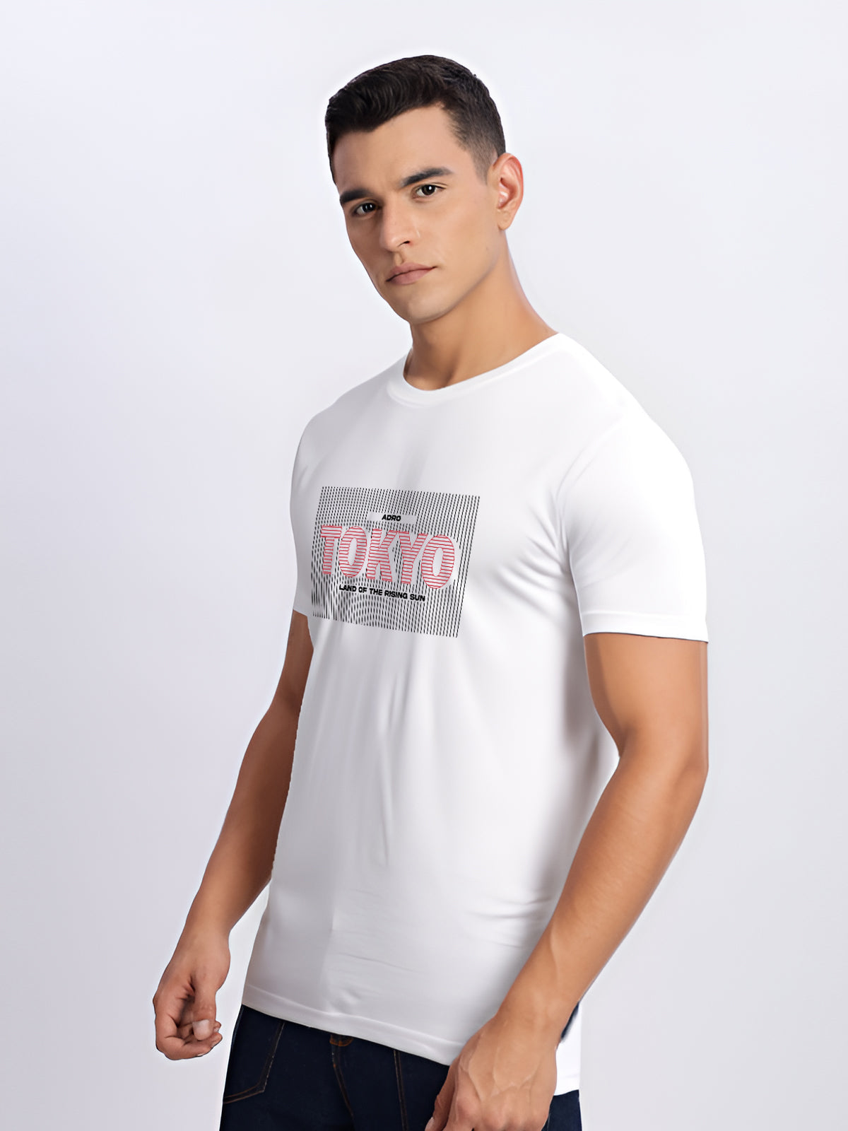 Lycra Cotton Regular Fit T-Shirt