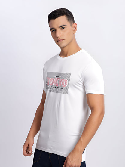 Lycra Cotton Regular Fit T-Shirt
