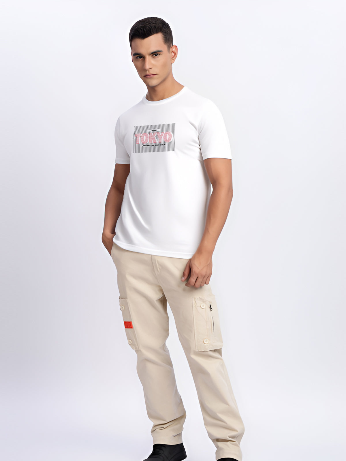 Lycra Cotton Regular Fit T-Shirt