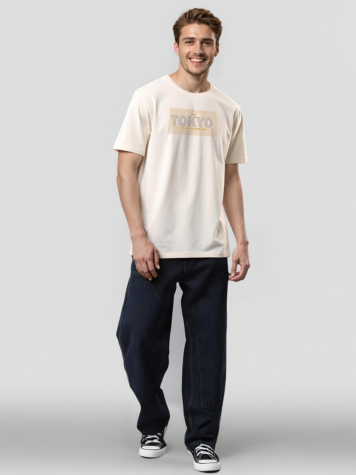 Lycra Cotton Regular Fit T-Shirt