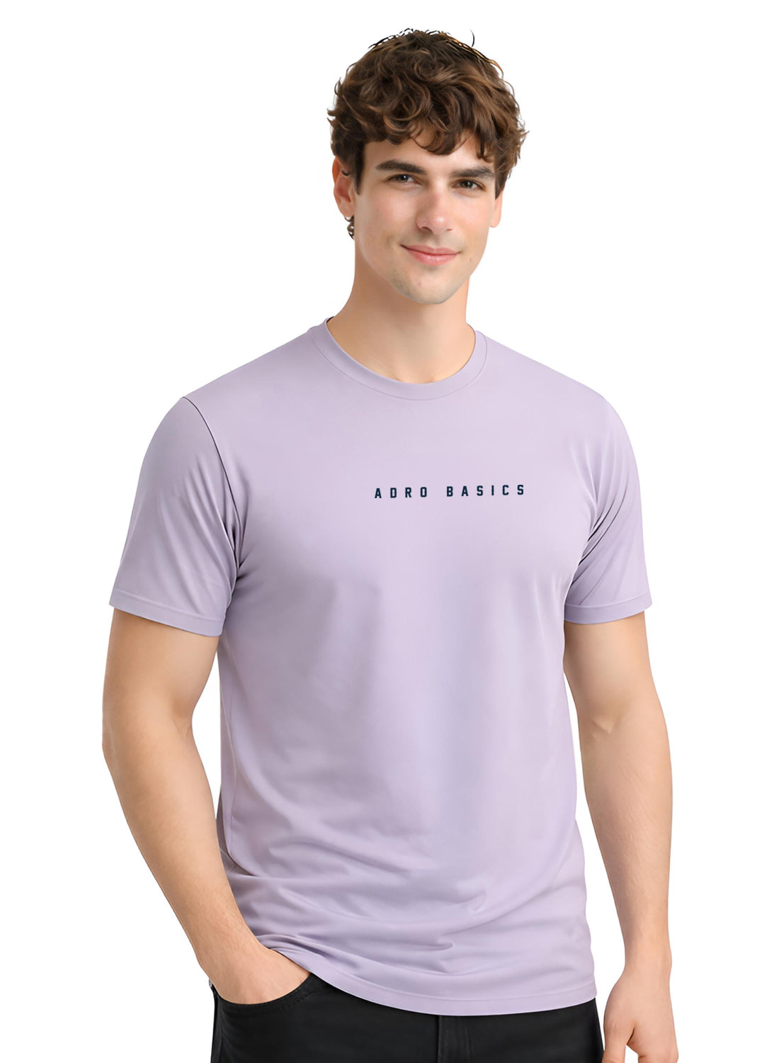 Adro Mens Minimal Printed T-Shirt | 100% Breathable Soft Cotton T shirt | Stylish Casual Tshirt for Summer Regular Fit Tee