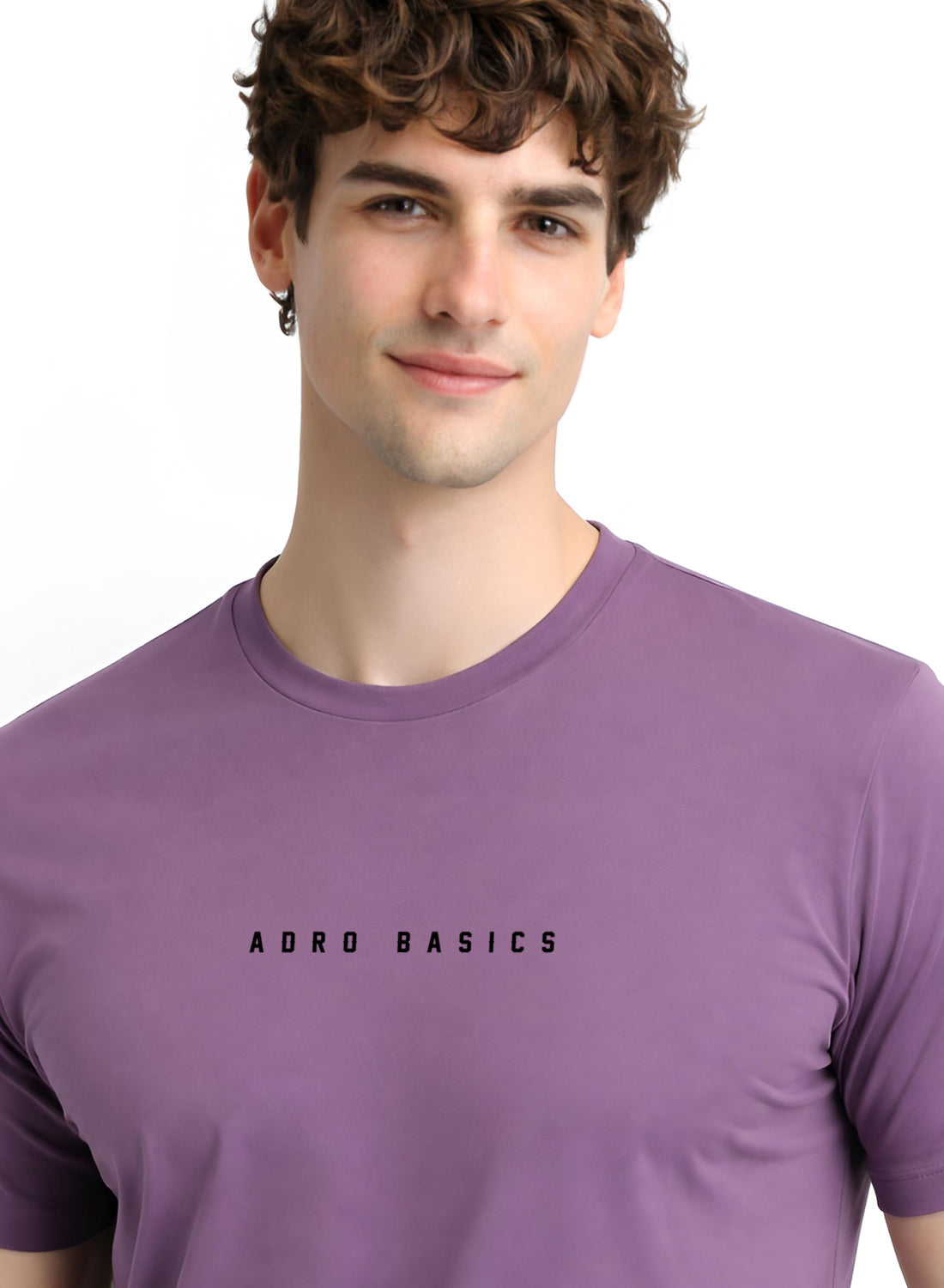 Adro Mens Minimal Printed T-Shirt | 100% Breathable Soft Cotton T shirt | Stylish Casual Tshirt for Summer Regular Fit Tee