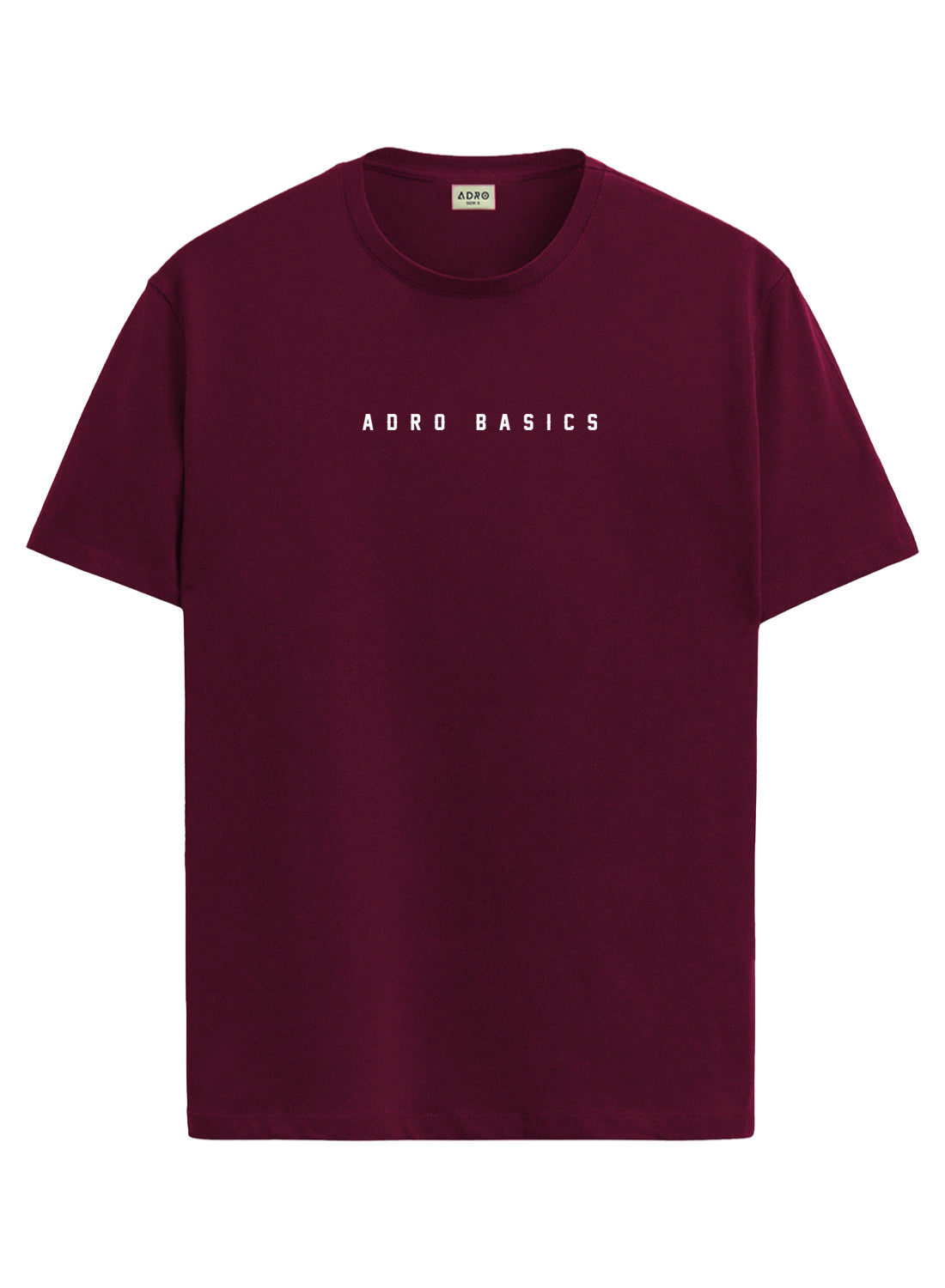 Adro Mens Minimal Printed T-Shirt | 100% Breathable Soft Cotton T shirt | Stylish Casual Tshirt for Summer Regular Fit Tee