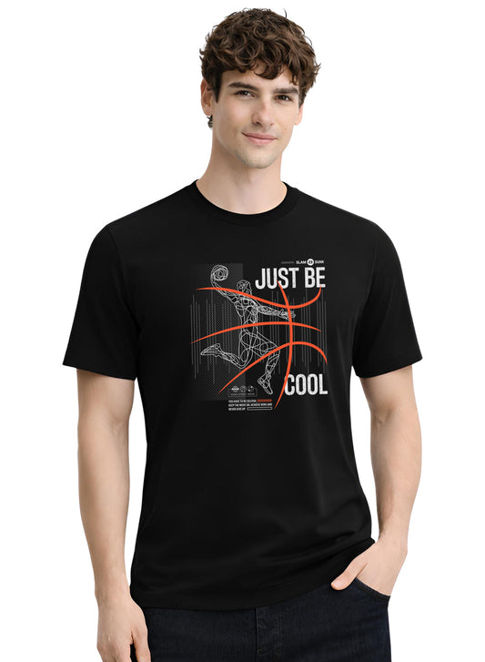 Adro Mens Printed T Shirt | Modern Graphic Streetwear Print | Cotton Casual Summer T-shirt| Stylish Trendy Regular Fit Tshirt Black