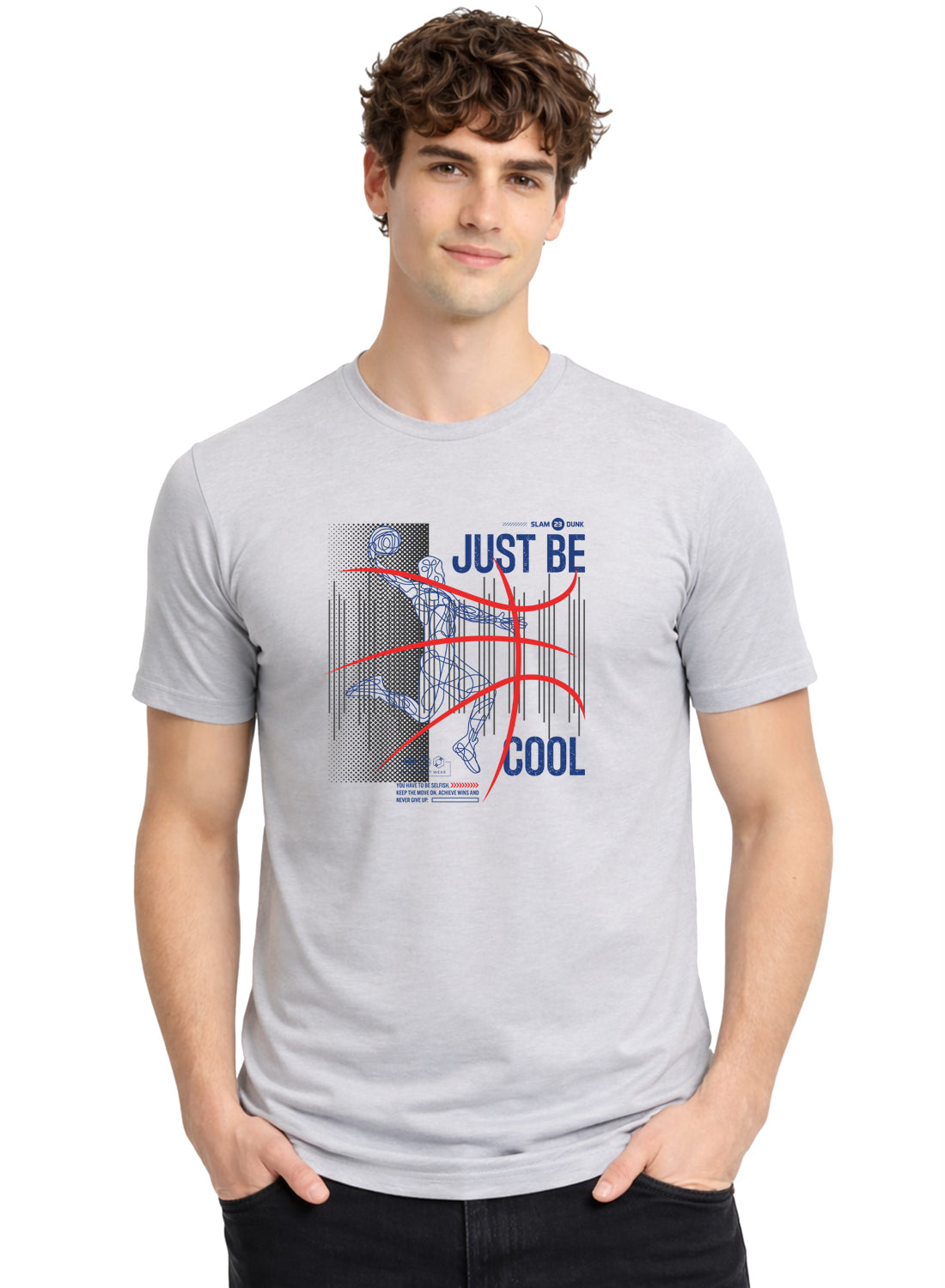 Adro Mens Printed T Shirt | Modern Graphic Streetwear Print | Cotton Casual Summer T-shirt| Stylish Trendy Regular Fit Tshirt Grey