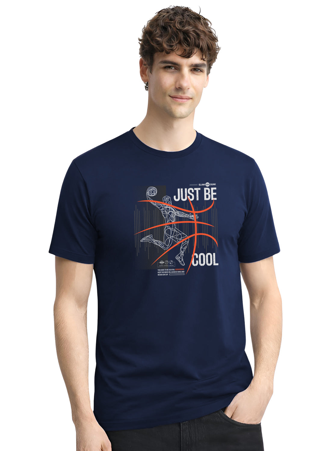 Adro Mens Printed T Shirt | Modern Graphic Streetwear Print | Cotton Casual Summer T-shirt| Stylish Trendy Regular Fit Tshirt