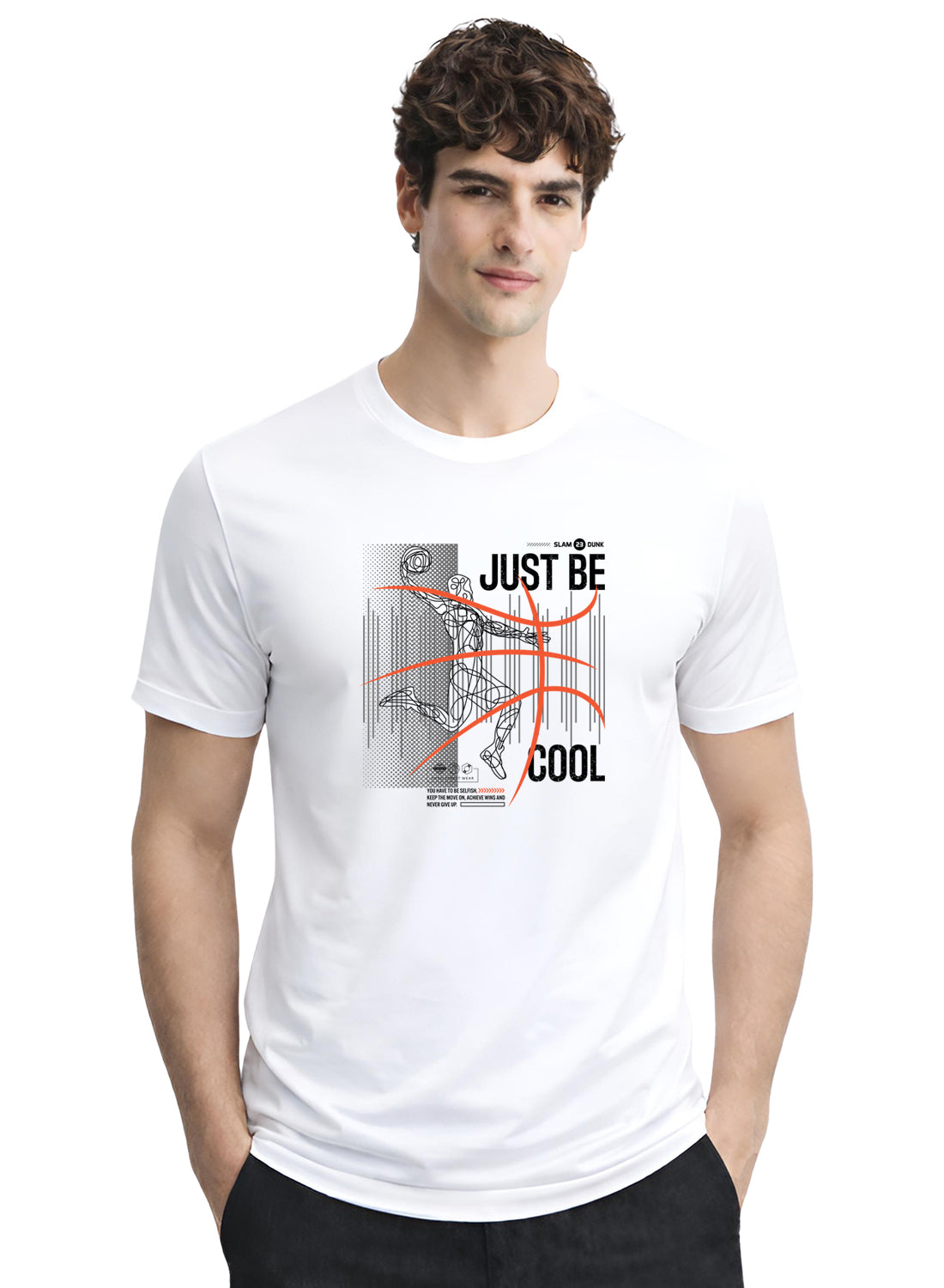 Adro Mens Printed T Shirt | Modern Graphic Streetwear Print | Cotton Casual Summer T-shirt| Stylish Trendy Regular Fit Tshirt White