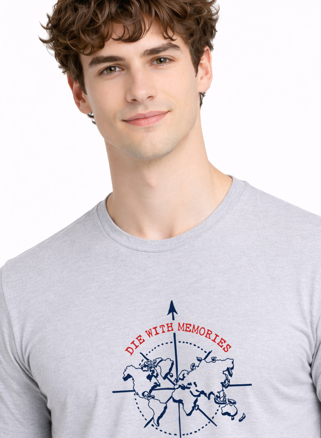 Adro Mens Printed T-Shirt | Graphic Cotton Regular Fit Tshirt for Summer | Stylish Casual Comfortable | Travel Quote T shirt for Men