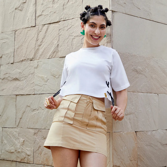 Criss-Cross Cropped Top