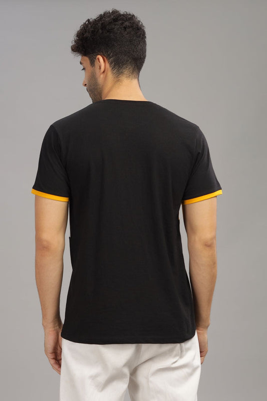 Colourblocked Cotton T-Shirt