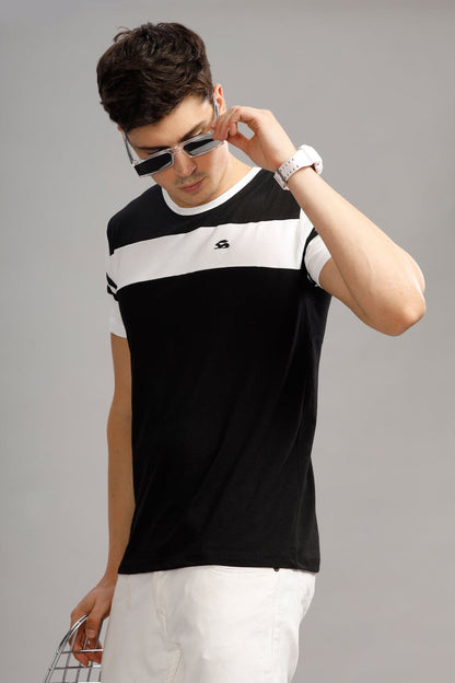 Colourblocked Cotton T-Shirt