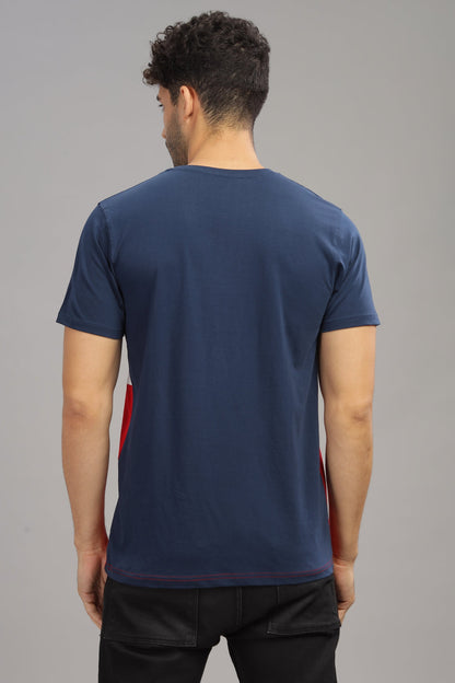 Colourblocked Cotton T-Shirt