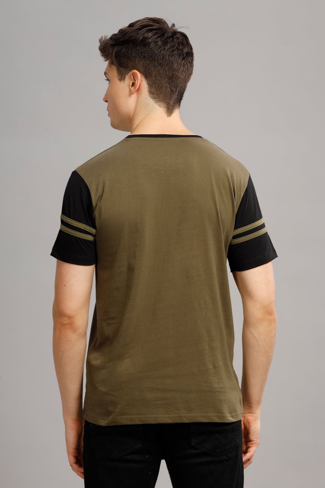 Colourblocked Cotton T-Shirt