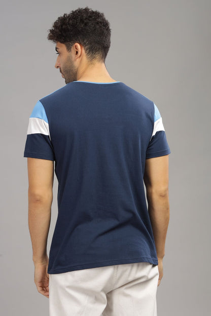 Colourblocked Cotton T-Shirt