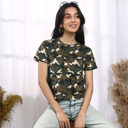 Camouflage Regular Fit T-Shirt