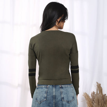 Contrast Striped Top