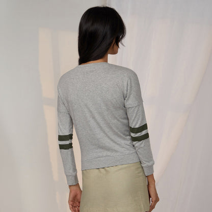 Heathered Striped Top