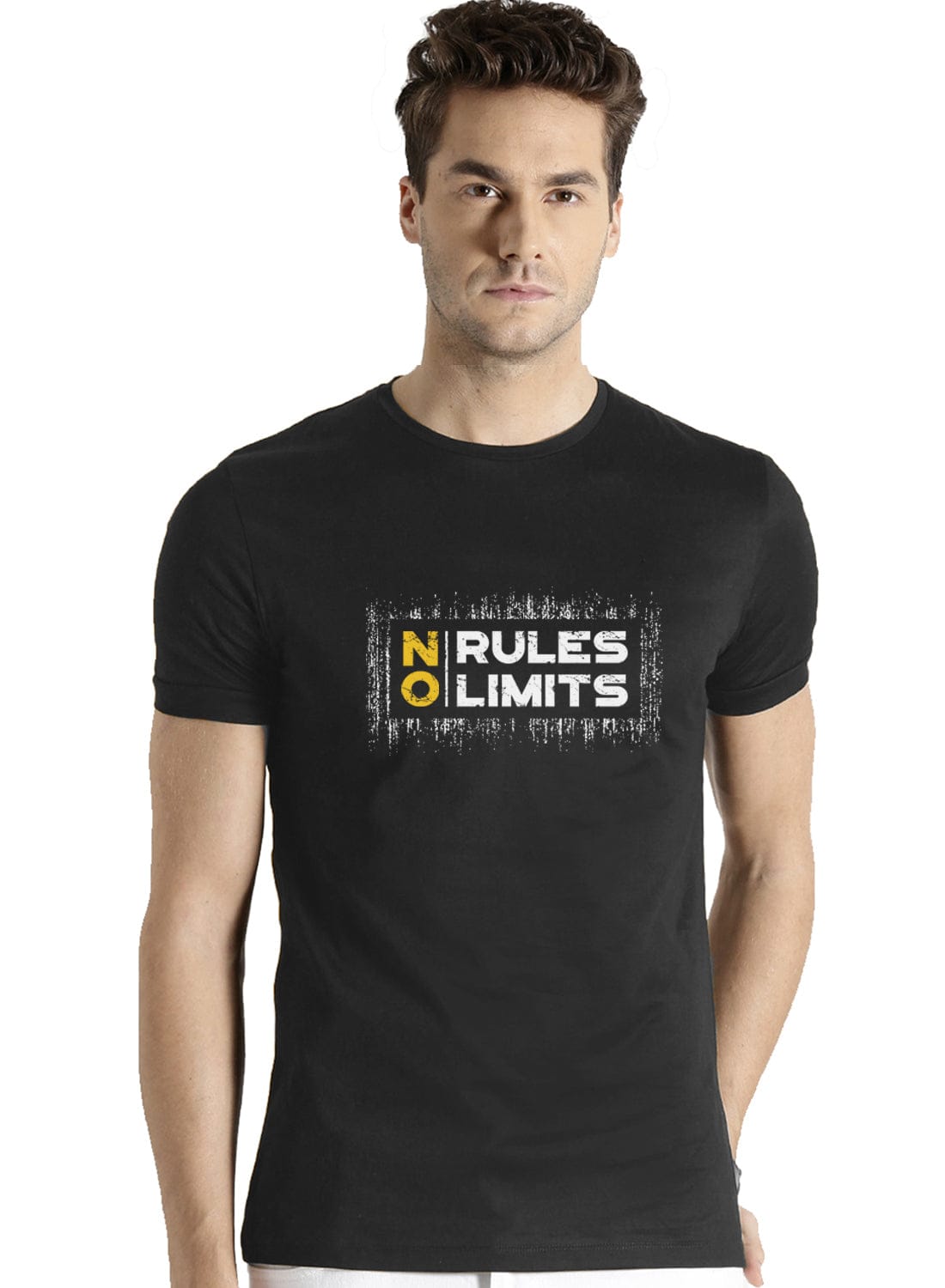 ADRO No Rules No Limits Mens Printed T-Shirt - ADRO Fashion