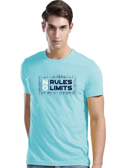 ADRO No Rules No Limits Mens Printed T-Shirt - ADRO Fashion