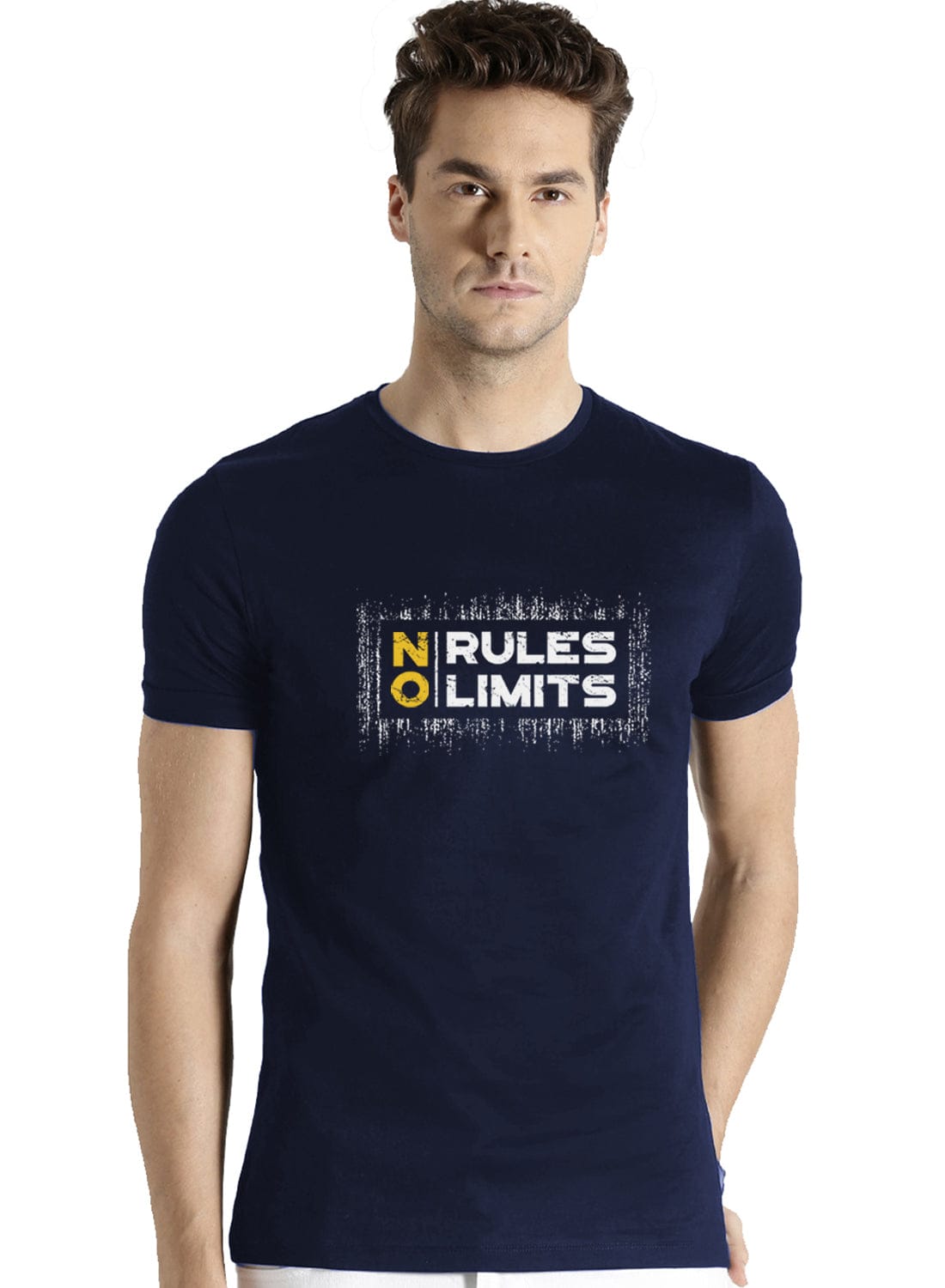ADRO No Rules No Limits Mens Printed T-Shirt - ADRO Fashion