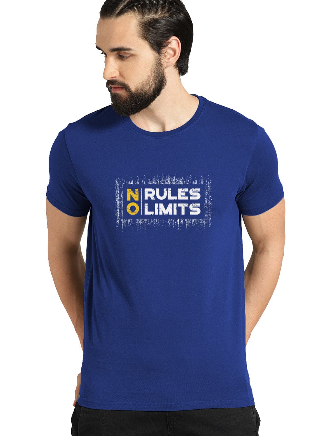ADRO No Rules No Limits Mens Printed T-Shirt - ADRO Fashion