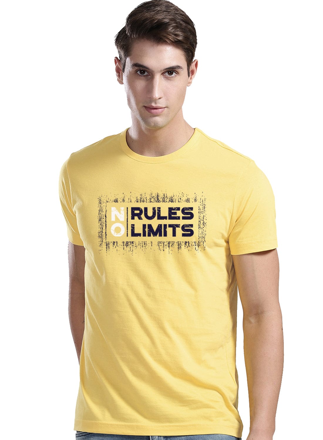 ADRO No Rules No Limits Mens Printed T-Shirt - ADRO Fashion