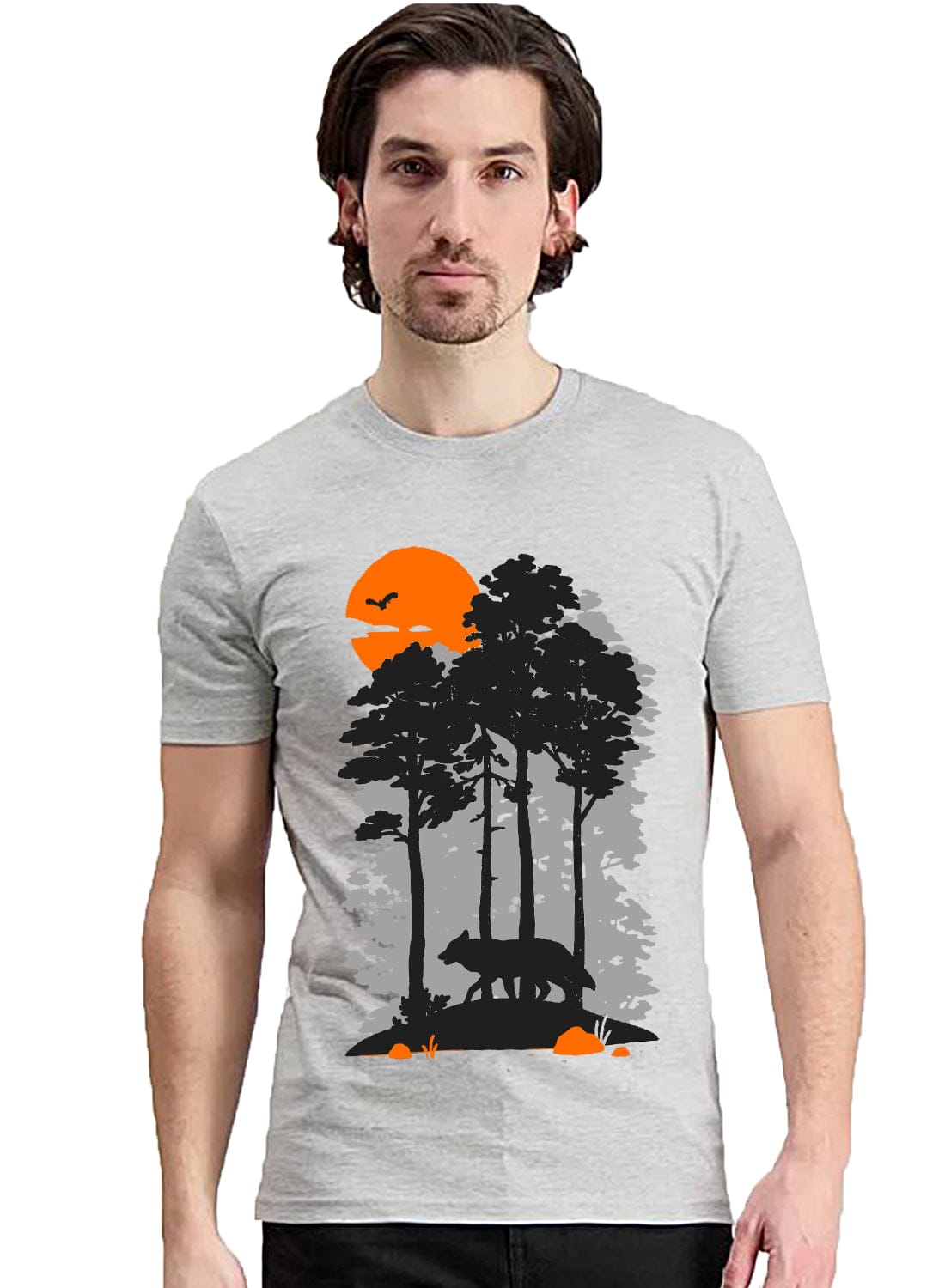 Adro Mens Sun Printed Cotton T-Shirt - ADRO Fashion