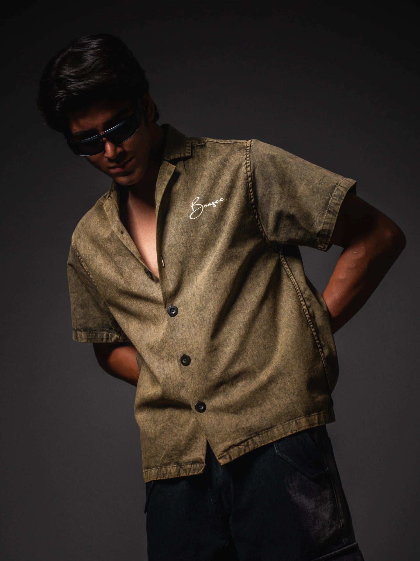 Brown Dust Theory Relaxed Fit Shirt