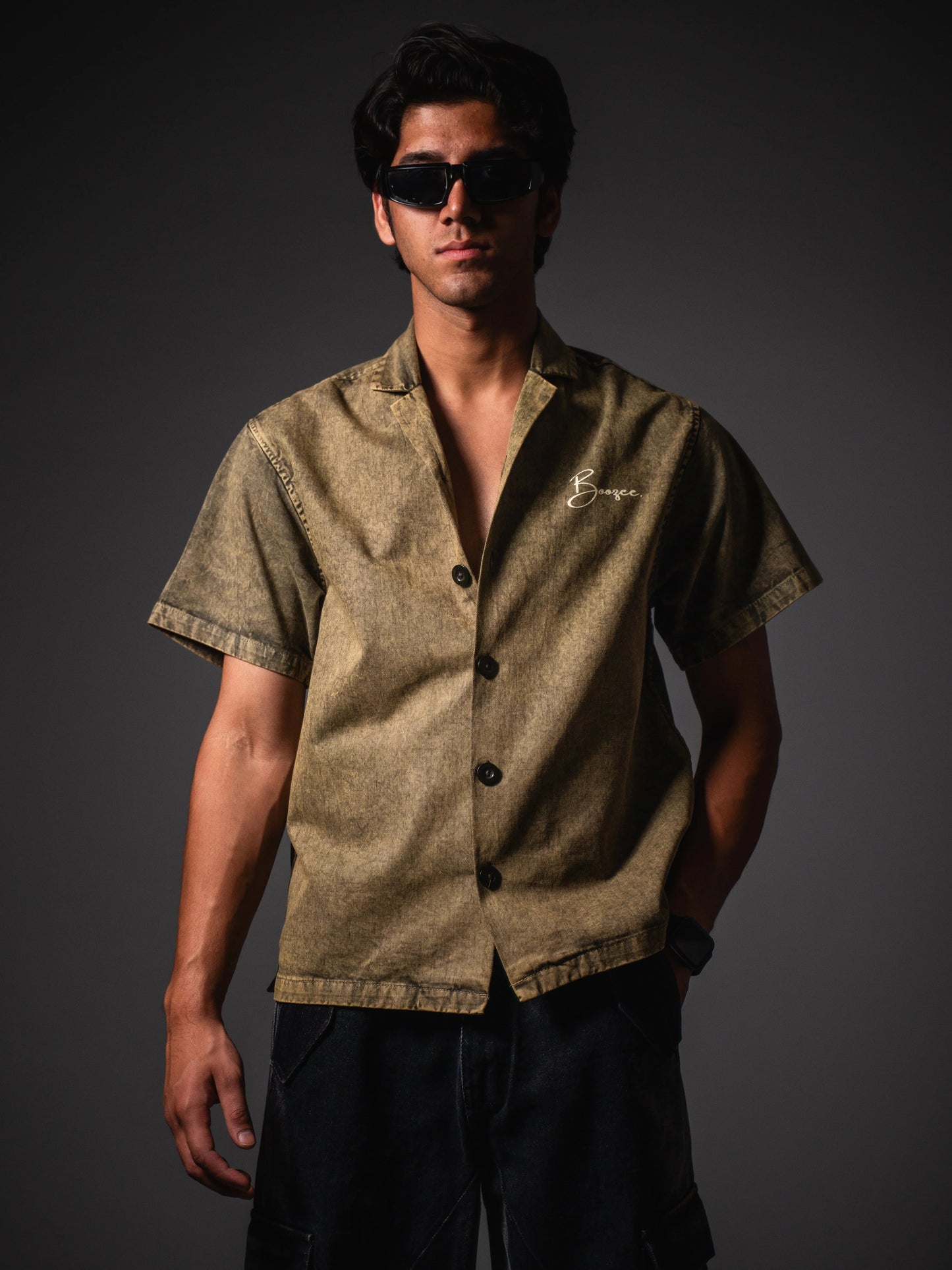 Brown Dust Theory Relaxed Fit Shirt