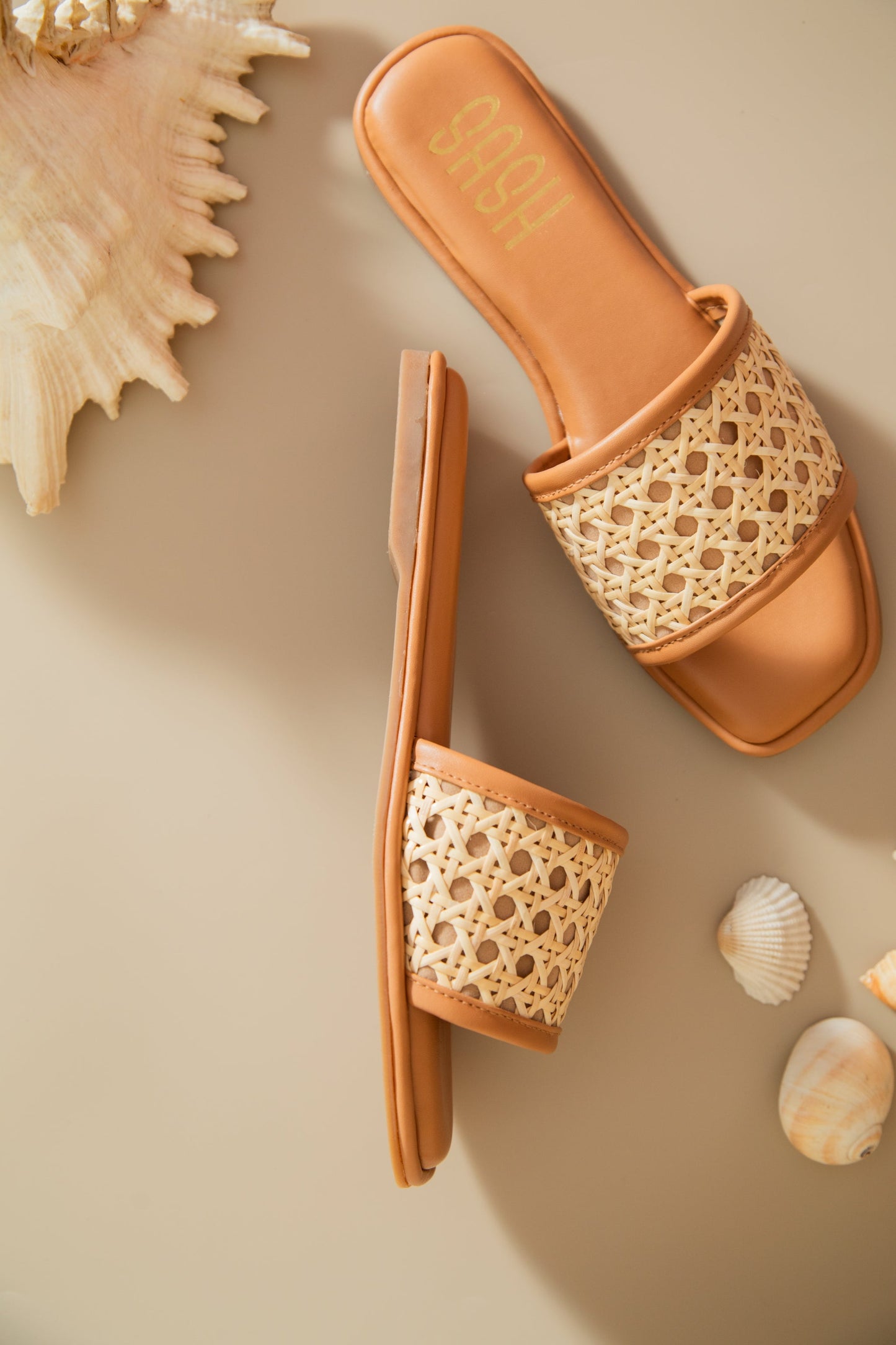 Woven Whisper - Beige Sash
