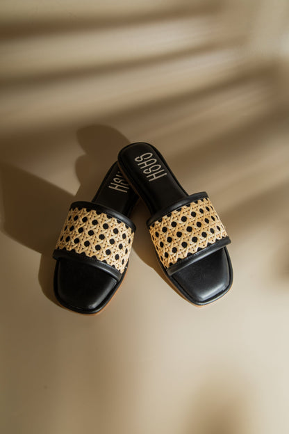 Woven Whisper - Black Sash