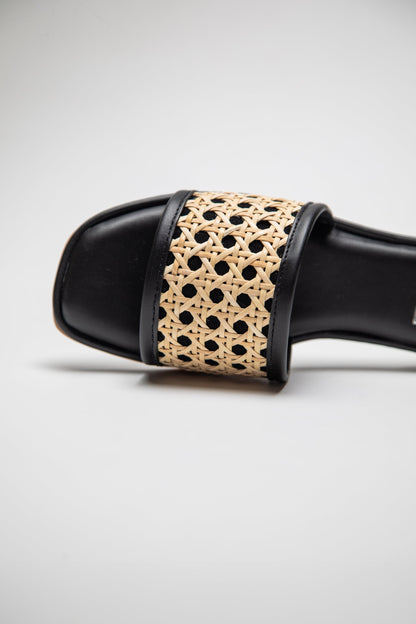 Woven Whisper - Black Sash