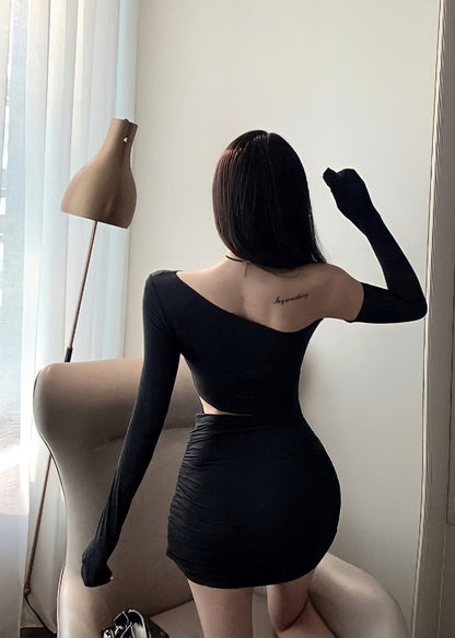Grunge black dress