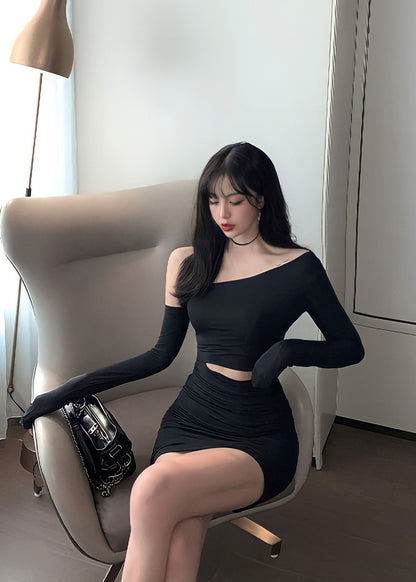 Grunge black dress