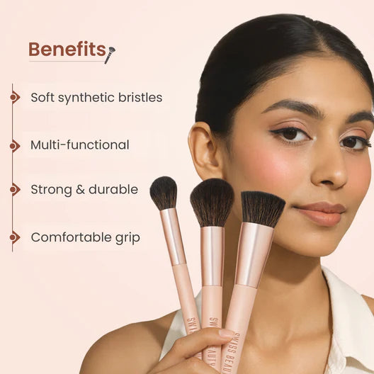 SWISS BEAUTY TAKE ME ANY WHERE 8 IN 1 BRUSH SET
