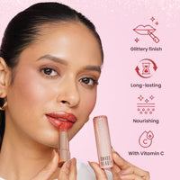 SWISS BEAUTY More Than Glitter Lipstick - 06 TWINKLE COPPER