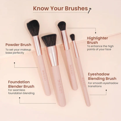 SWISS BEAUTY TAKE ME ANY WHERE 8 IN 1 BRUSH SET