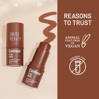 Swiss Beauty Contour It Up Stick-Walnut Brown