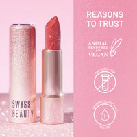 SWISS BEAUTY More Than Glitter Lipstick - 06 TWINKLE COPPER